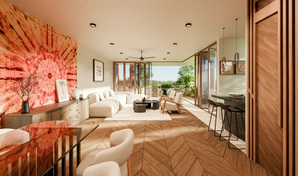 Contemporary Skyhaus residence interior